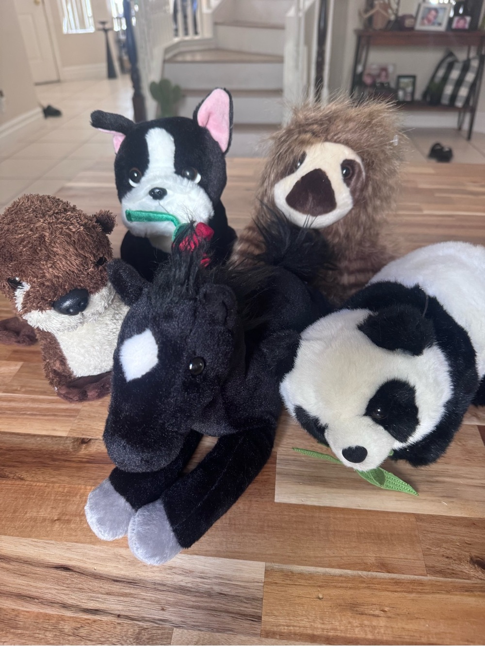 Aurora Plush Toy Collection - 5 total great condition. Otter has snag.
